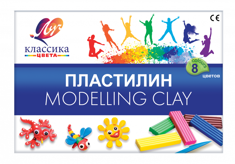 Пластилин Луч Классика 8цв 30шт/уп