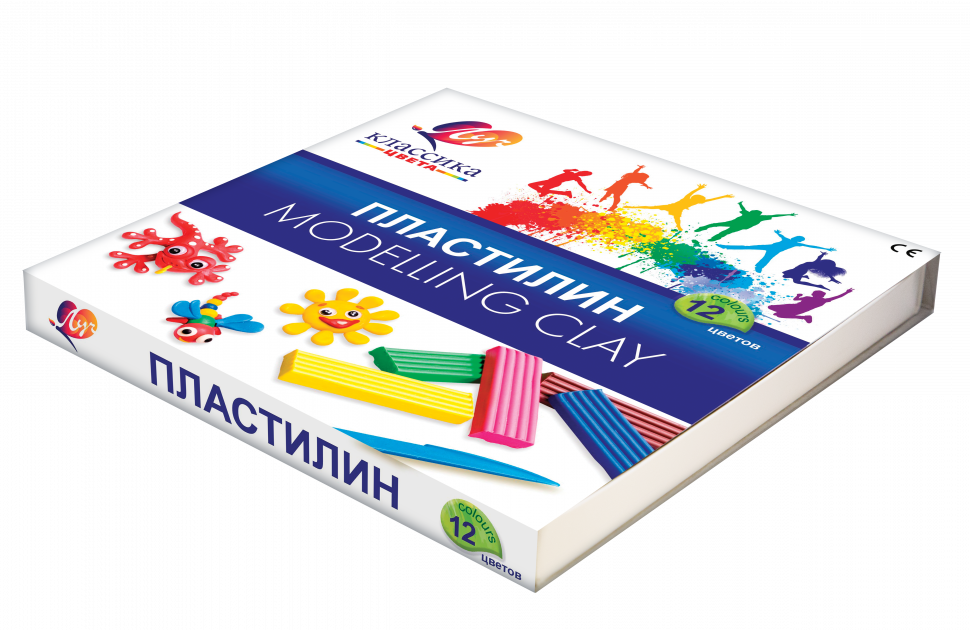 Миниатюра товара Пластилин Луч Классика 12цв 20шт/уп 3