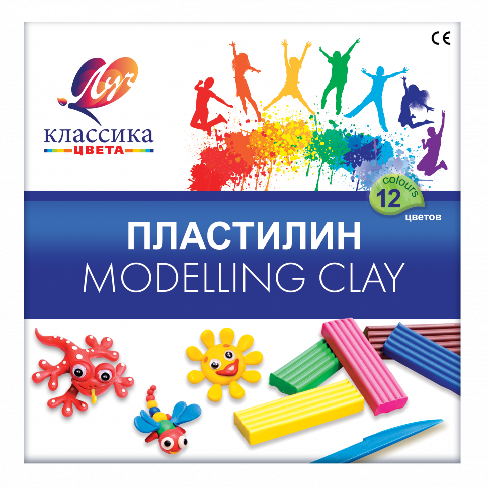 Пластилин Луч Классика 12цв 20шт/уп