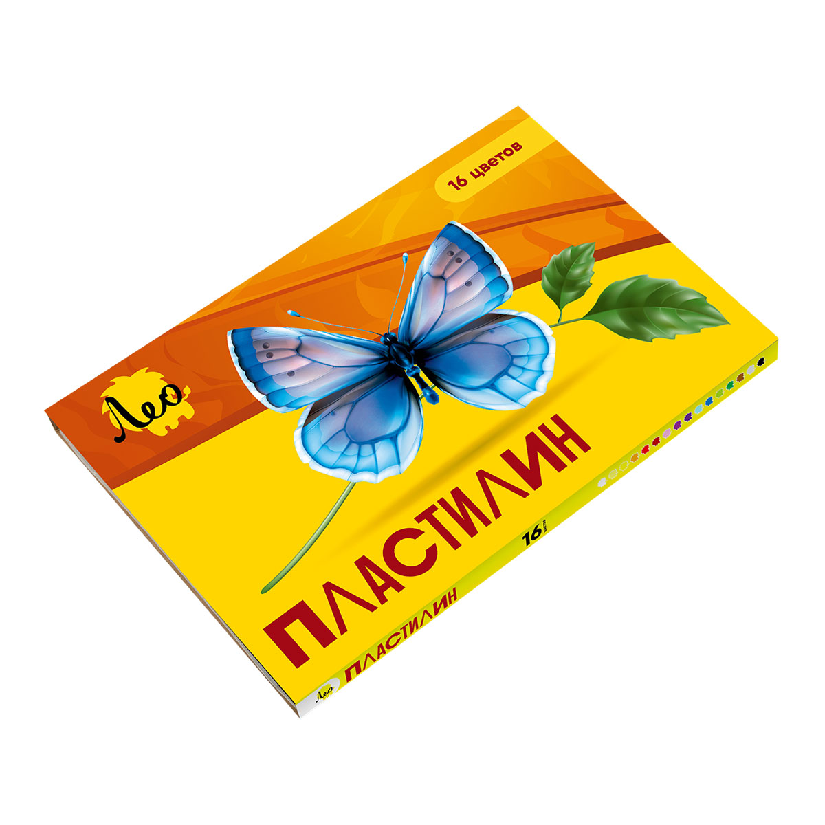 Пластилин Лео Ярко 16цв
