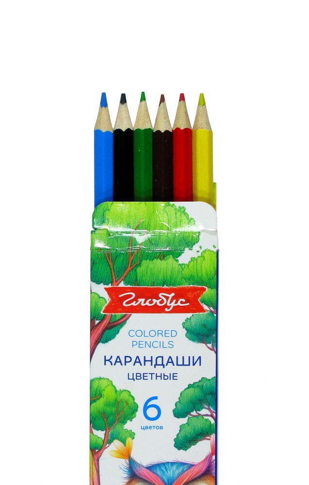 Миниатюра товара Карандаши 6цв Глобус КЦ6 2