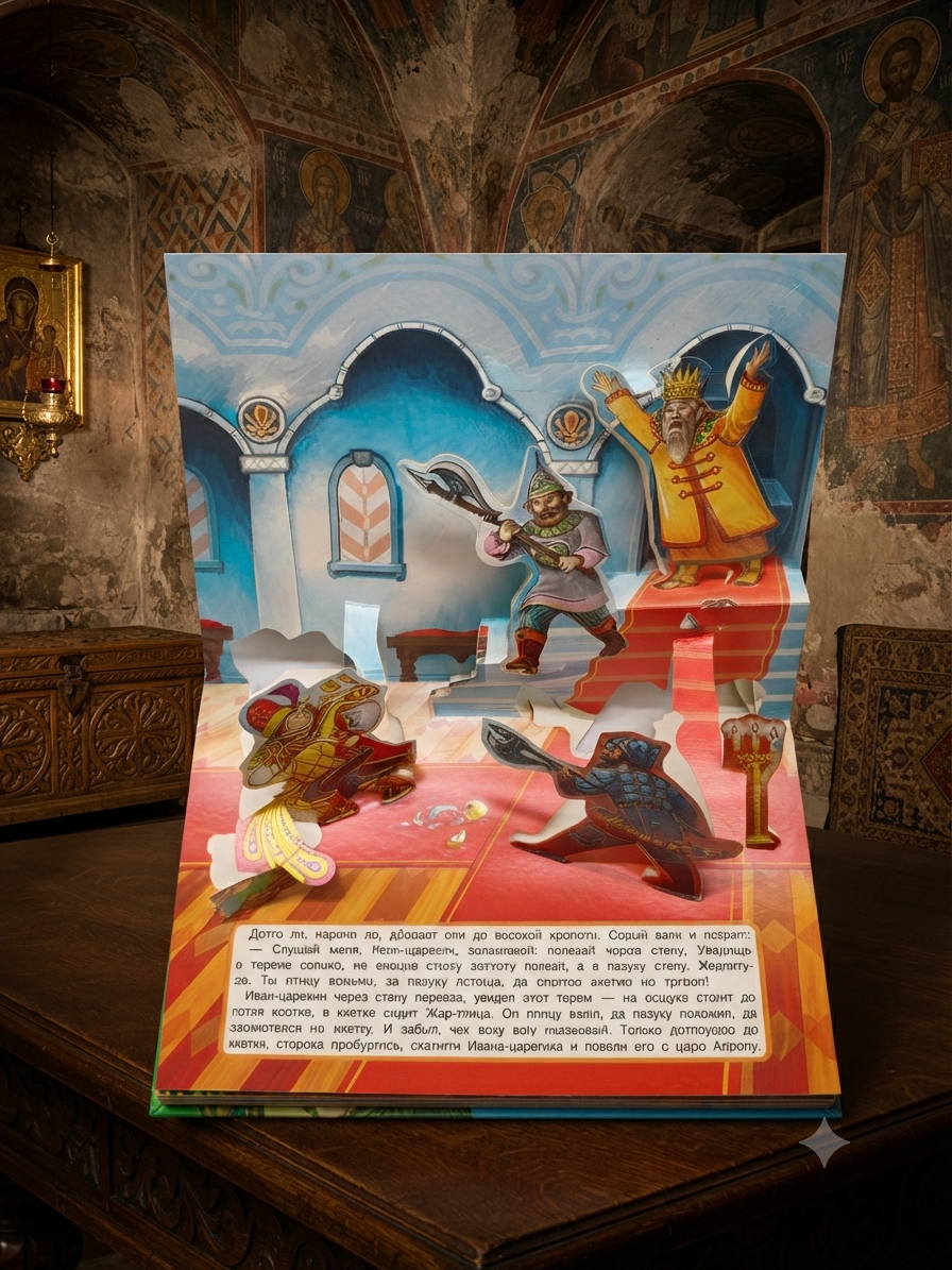 Миниатюра товара Книжка-панорамка. 3D Русские народные сказки. 4