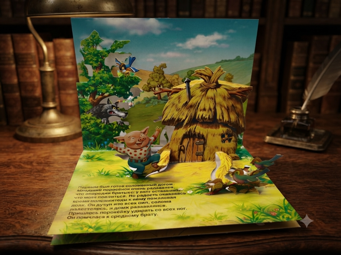 Миниатюра товара Книжка-панорамка. 3D Русские народные сказки. 2
