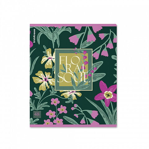 Миниатюра товара Тетрадь 48л Erich Kraus Floral Soul. 63316 5