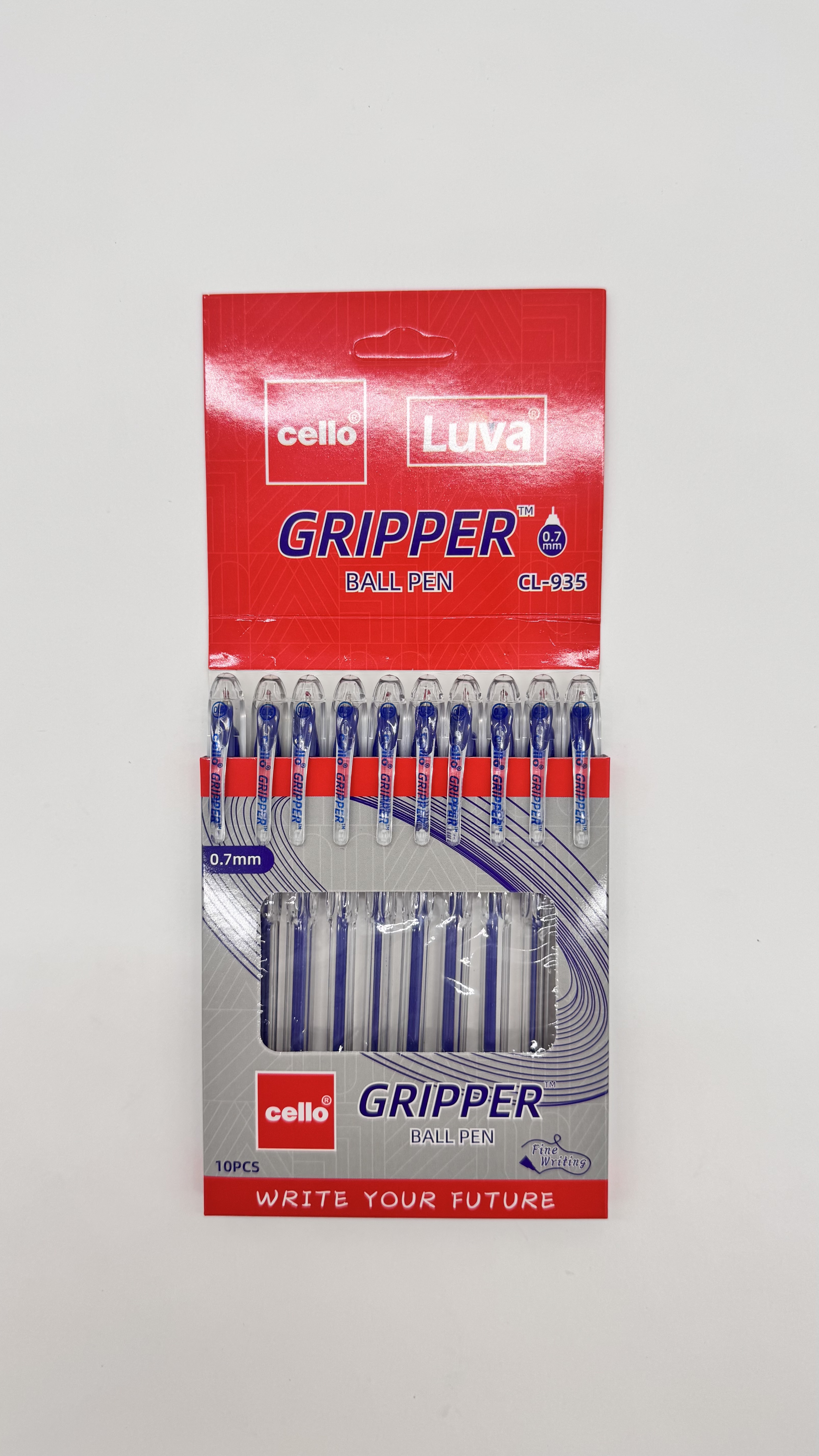 Ручка шариковый Cello Gripper 10шт/уп