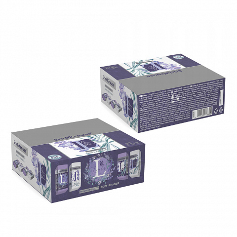 Миниатюра товара Ластик ErichKrause Lavender 32шт 56958 4