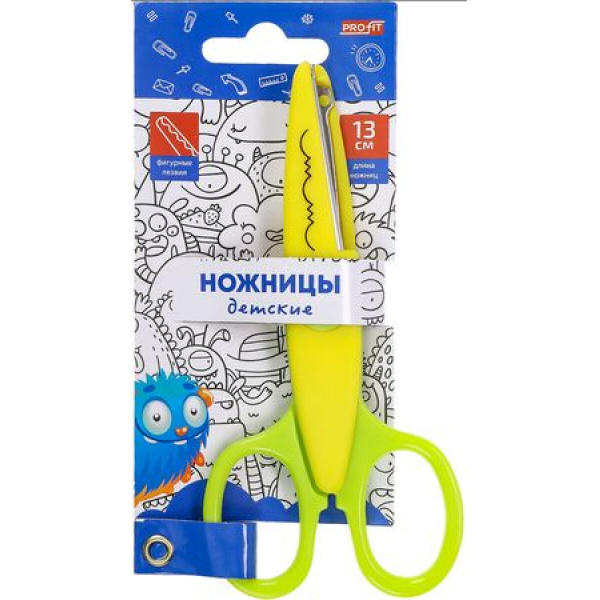 Миниатюра товара Ножницы детские 13см Монстрики. НЖ-1152/1154 2