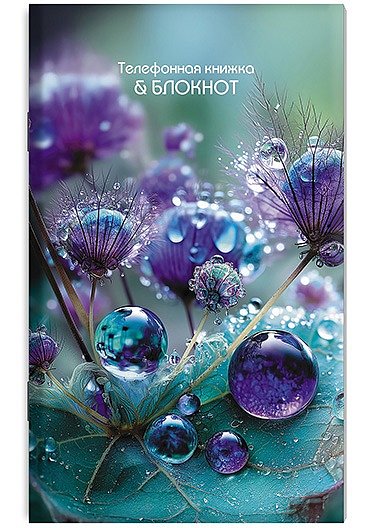 Миниатюра товара Тел. книжка+блокнот с вырубкой. А6 48л 3
