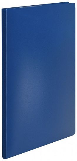 Миниатюра товара Папка пластик файловая Lite 30 файл А4 500Информат черный/синий 2