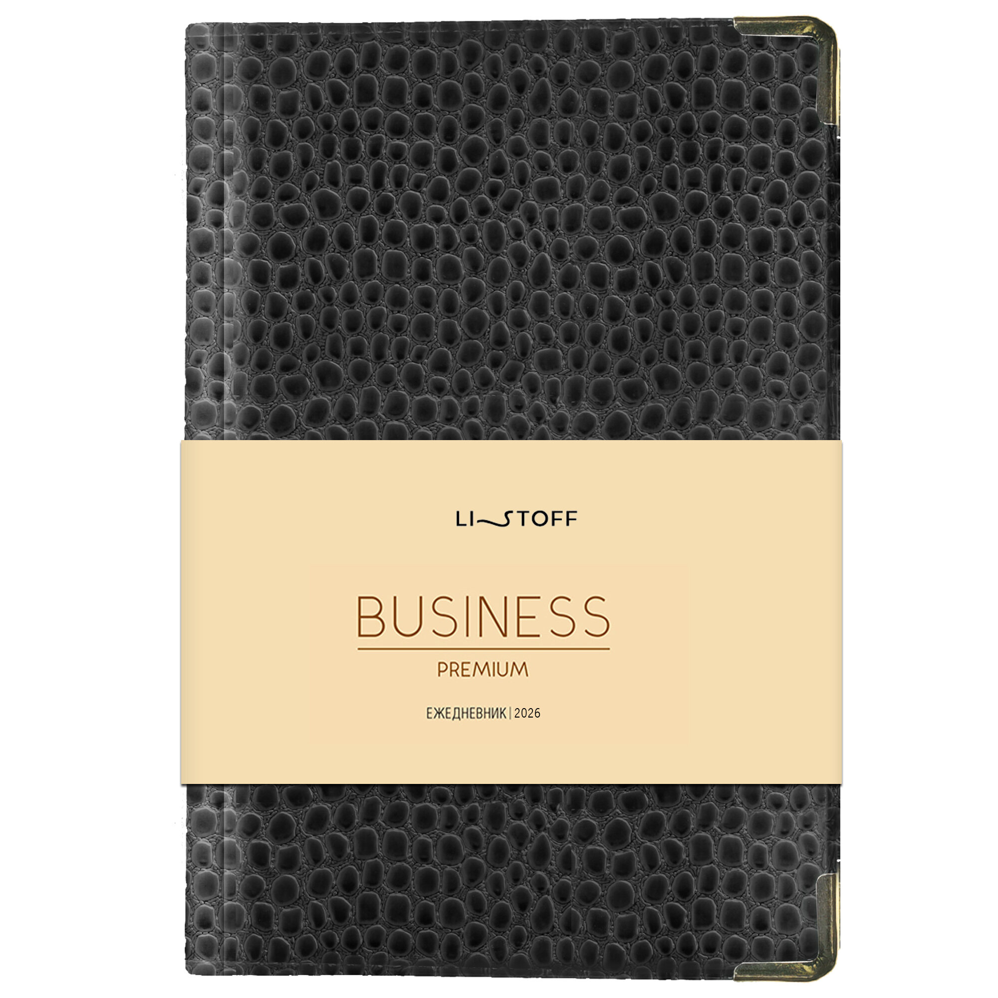 Миниатюра товара Ежедневник А5 176л датир. Lizard черный/бордо/зелен. 3