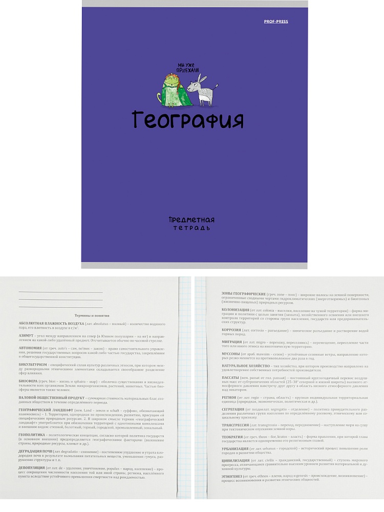 Миниатюра товара Предметные тетради Mini Friends 10шт 3