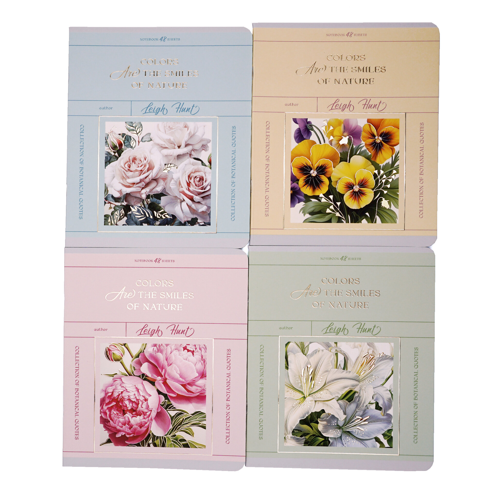 Миниатюра товара Тетрадь 48л Botanical Qoutes. 3