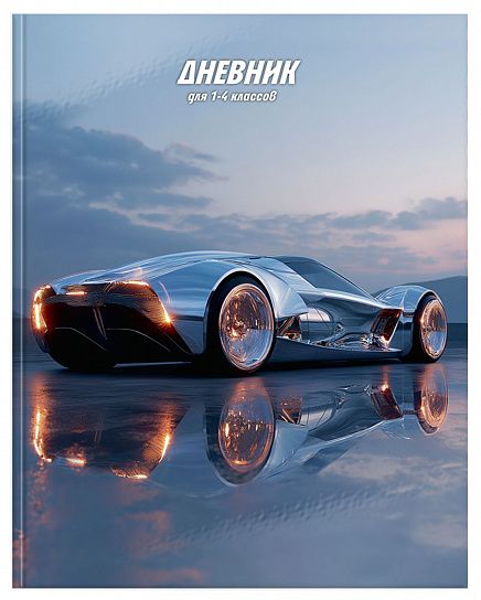 Дневник мл.кл. Металлические машины. Schoolformat.