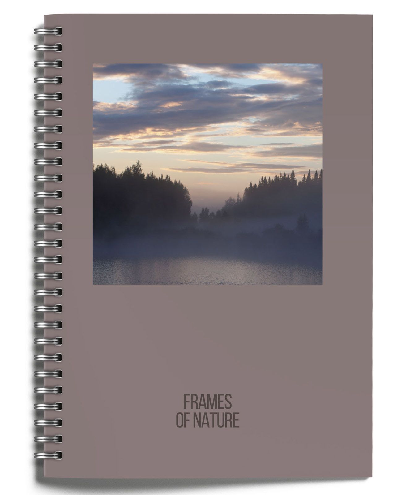 Миниатюра товара Тетрадь 96л А4 кл.греб.Schoolformat.Пейзаж с рамкой. 2