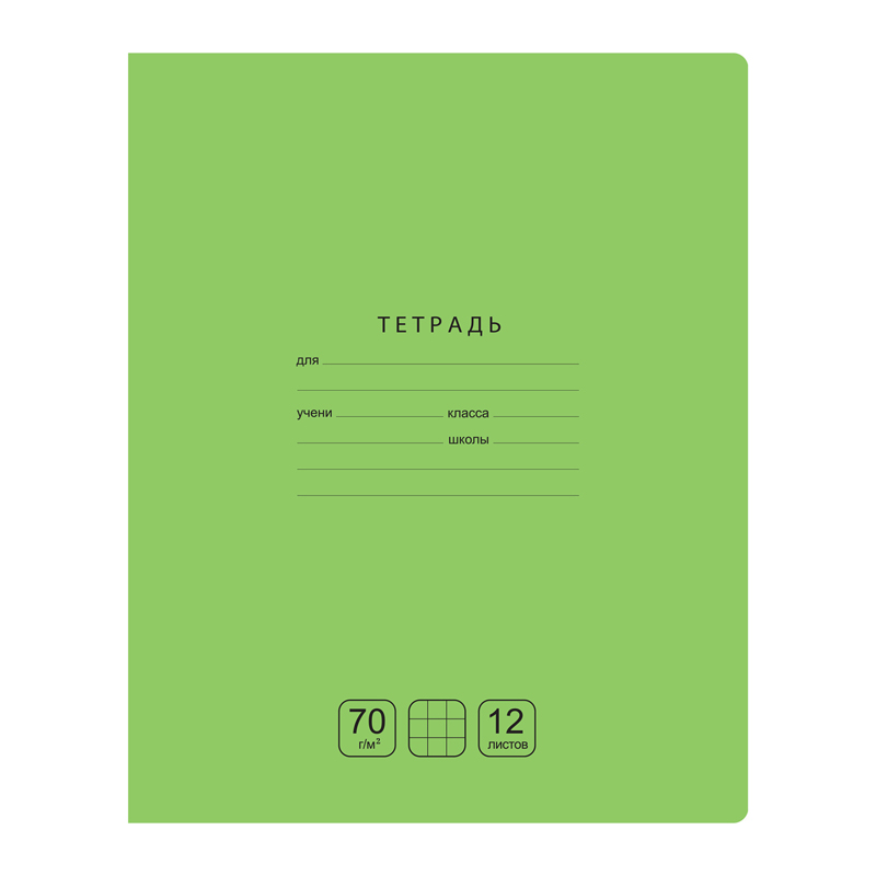 Миниатюра товара Тетрадь 12л Отличная. BG клетка 4