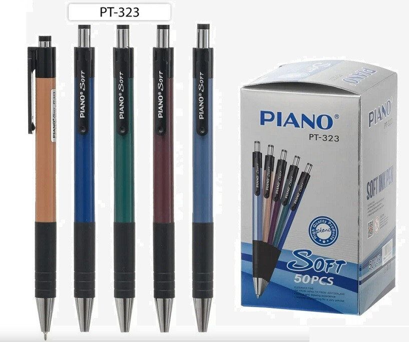 Ручка шариковая Piano PT-323 50шт/уп