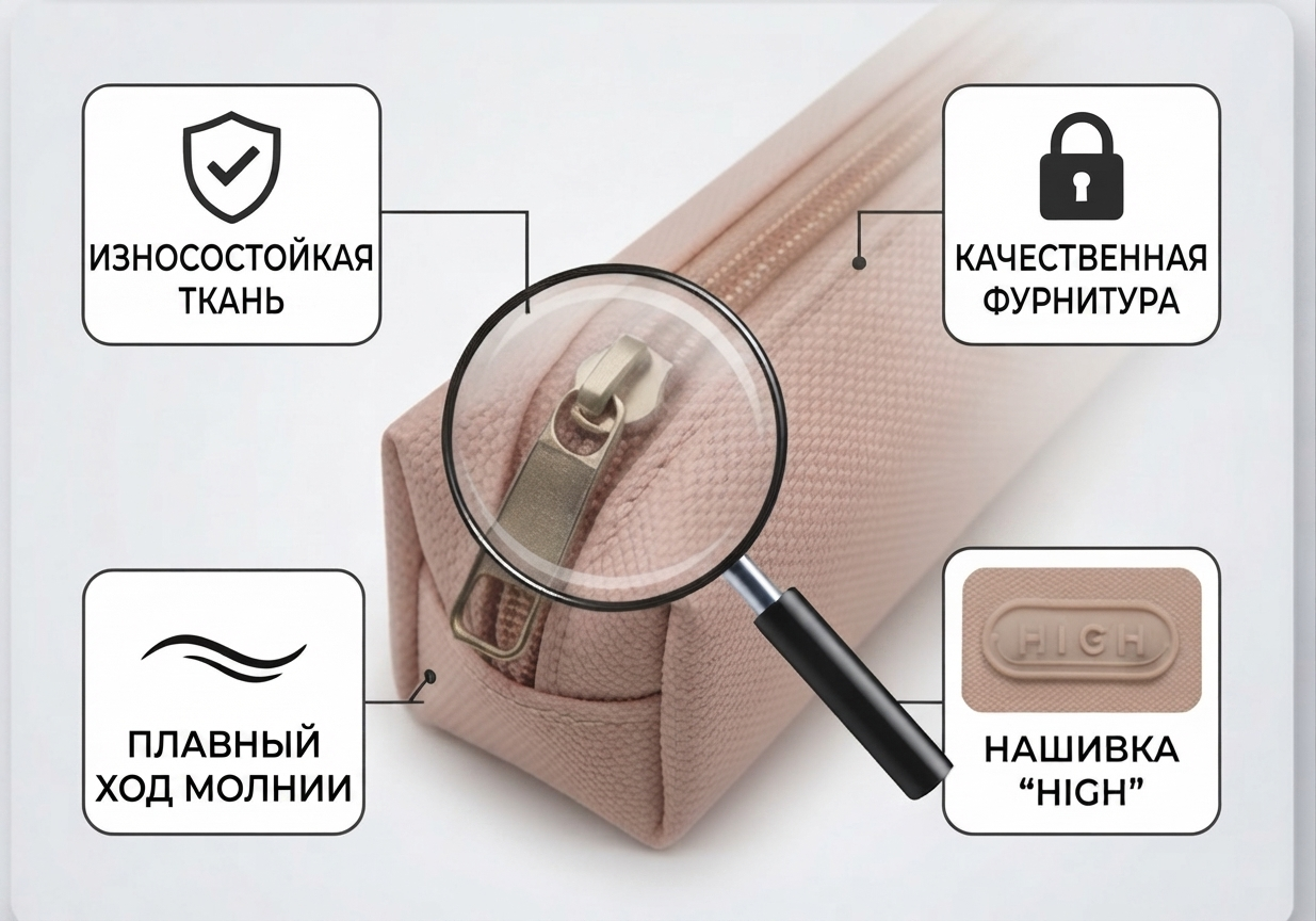 Миниатюра товара Пенал узкий ткань 5462 3
